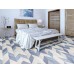 Пробковый пол Corkstyle Chevron Blue, предлакировка, 1230*305*6