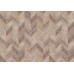 Пробковый пол Corkstyle Chevron Brown, лак hot coating 33 класс, 1230*305*10