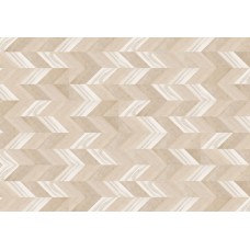 Пробковый пол Corkstyle Chevron Cream, предлакировка, 1230*305*6