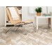 Пробковый пол Corkstyle Chevron Cream, предлакировка, 1230*305*6