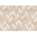 Пробковый пол Corkstyle Chevron Cream, лак hot coating 33 класс, 1230*305*10