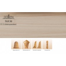 Плинтус пластиковый Dollken SLK-50 W172 Акация королевская, 2500*50*25