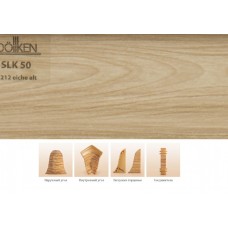 Плинтус пластиковый Dollken SLK-50 W212 Дуб старый, 2500*50*25