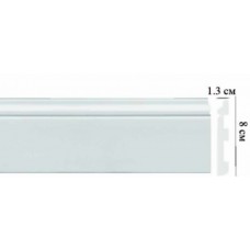 Плинтус напольный Decomaster CF 11 80*13мм высокой плотности дюрополимер