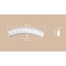 Радиус круга Decomaster 898061-90 1/4 Rнар. 500, Rвн. 450 полиуретан