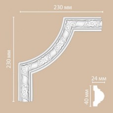 Угол декоративный Decomaster DP8051B 230*230*25мм полиуретан