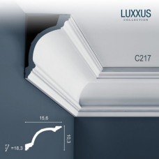 Плинтус потолочный Orac Decor C217 Luxxus полиуретан