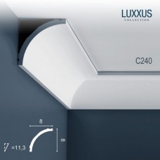 Плинтус потолочный Orac Decor C240 Luxxus полиуретан