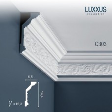 Плинтус потолочный Orac Decor C303 Luxxus полиуретан