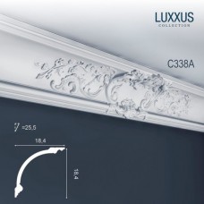 Плинтус потолочный Orac Decor C338A Luxxus полиуретан