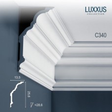 Плинтус потолочный Orac Decor C340 Luxxus полиуретан