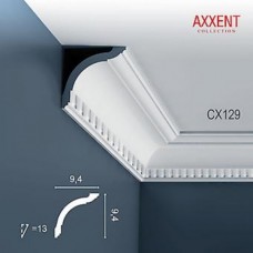 Плинтус потолочный Orac Decor CX129 Axxent дюрополимер