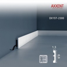 Плинтус напольный Orac Decor DX157-2300 Axxent дюрополимер