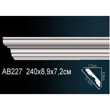 Плинтус потолочный Perfect AB227 полиуретан