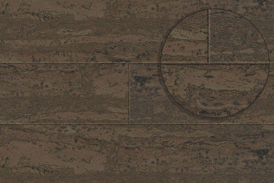 Пробковый пол Corkstyle Corkpro Comprido Brown, лак topcoating 32 класс, 915*200*11