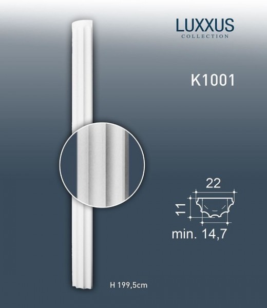 Полуколонна Orac Decor K1001 Luxxus полиуретан