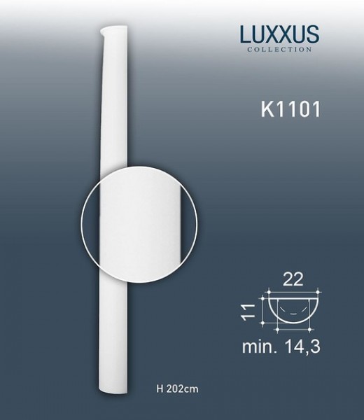 Полуколонна Orac Decor K1101 Luxxus полиуретан