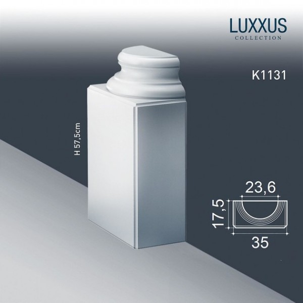 База полуколонны Orac Decor K1131 Luxxus полиуретан