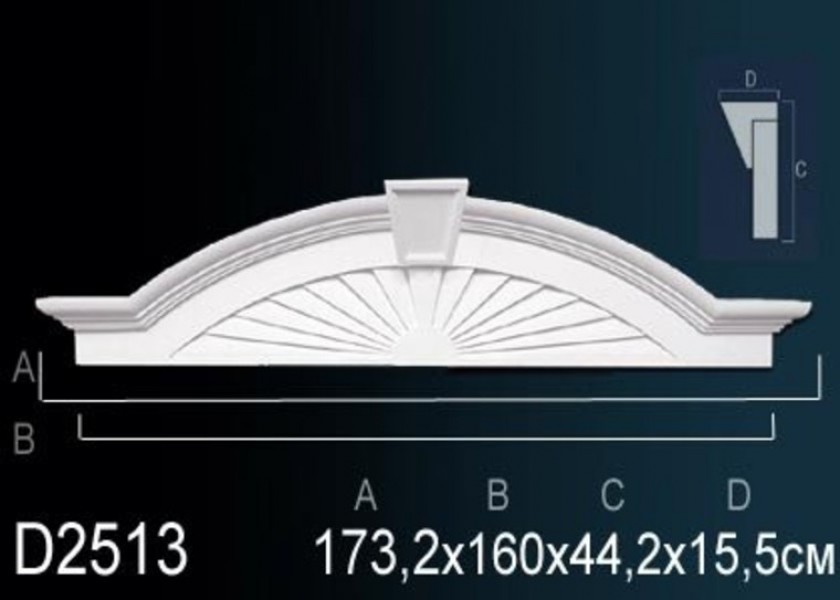 Обрамление дверных проёмов Perfect D2513 полиуретан