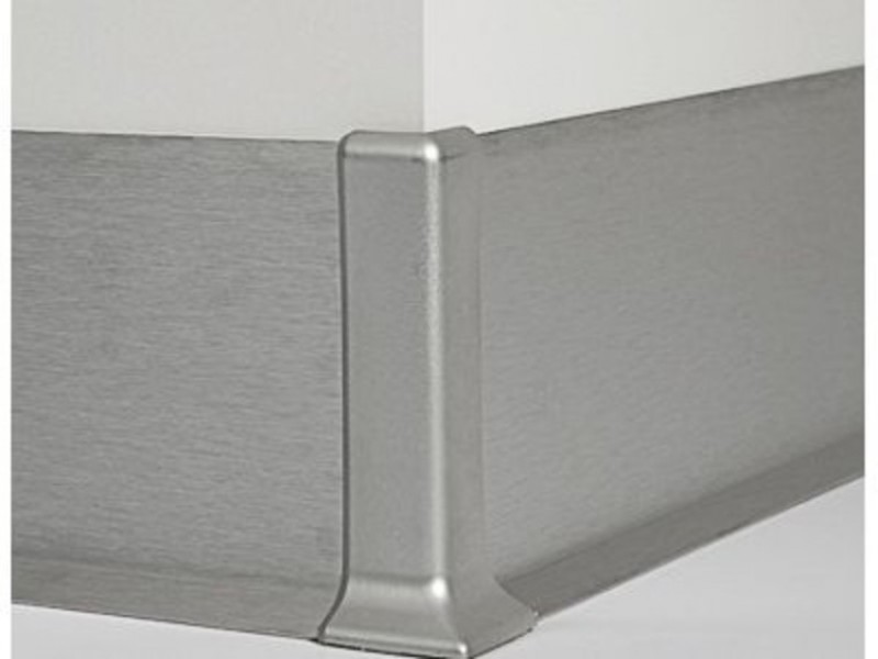 Внешний угол  Profilpas 790/ (6;8) ES для плинтуса стального шлифованного ПВХ