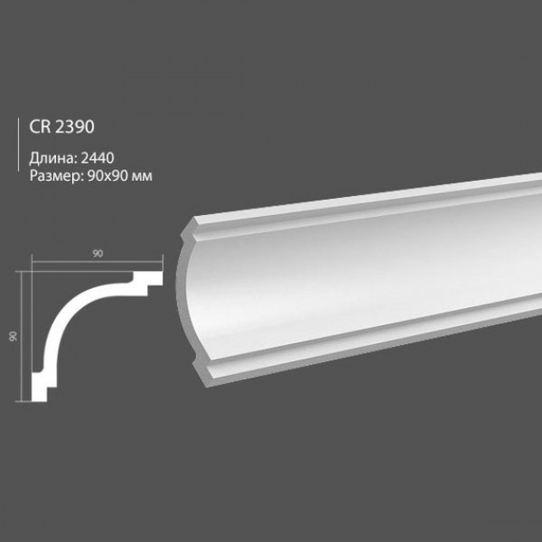 Плинтус потолочный Ultrawood CR 2390 ЛДФ