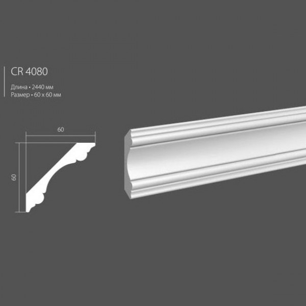 Плинтус потолочный Ultrawood CR 4080 ЛДФ