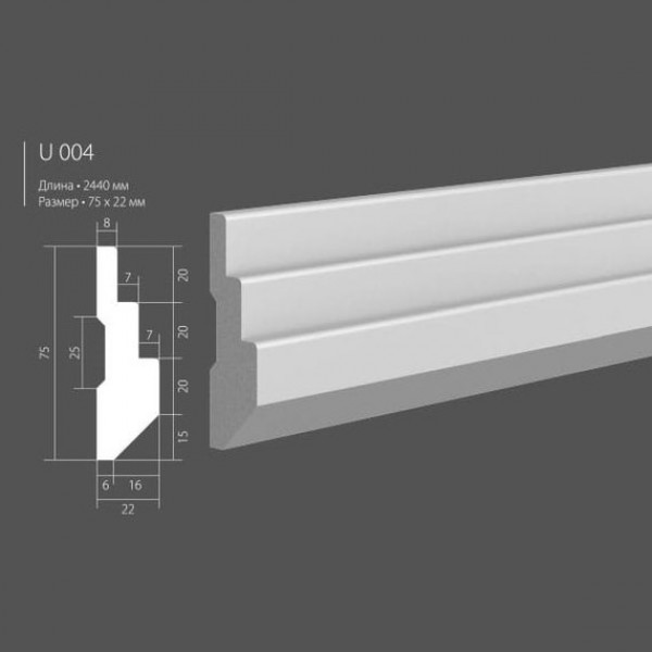 Молдинг Ultrawood U 004 ЛДФ