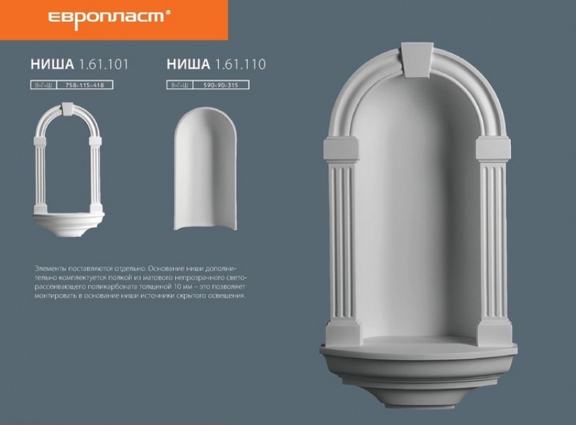 Ниша Европласт 1.61.101 полиуретан
